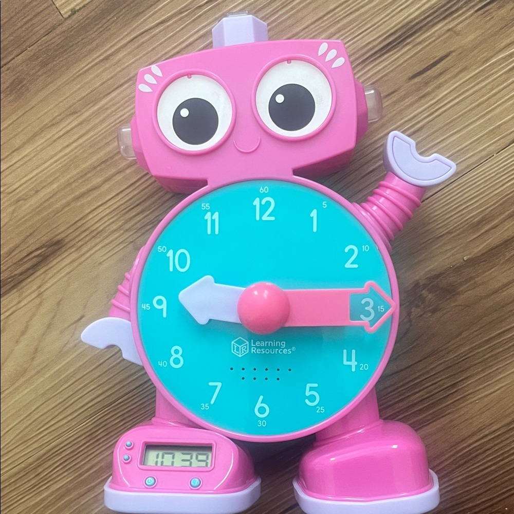 Pink Tock the Learning Clock- Learning Resources